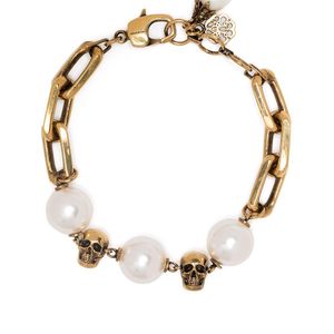 Bracelet à ornements en perle Alexander McQueen