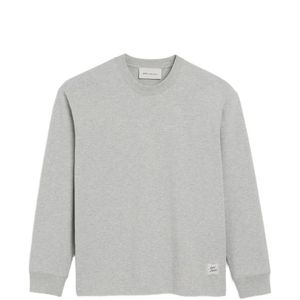 Pull À Patch Logo AMI pour homme en coloris Gris