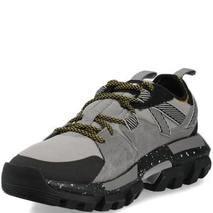 Caterpillar Black Panelled Lace-Up Sneakers