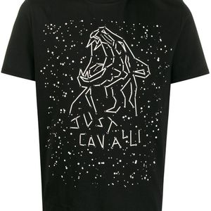 メンズ Just Cavalli タイガー Tシャツ ブラック