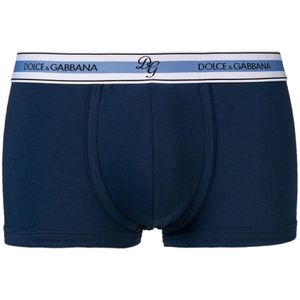 メンズ Dolce & Gabbana ロゴ ボクサーパンツ ブルー