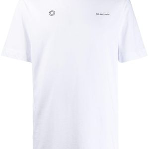 メンズ 1017 ALYX 9SM コントラストロゴ Tシャツ ホワイト