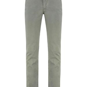 Moorer Gray Button-Fly Trousers for men