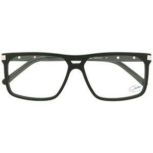 メンズ Cazal スクエア眼鏡フレーム ブラック