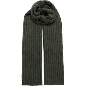 Al Duca D'aosta Green Ribbed Cashmere Scarf for men