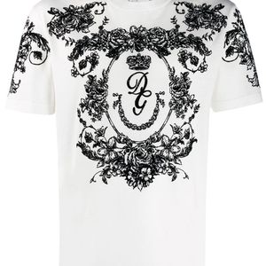 メンズ Dolce & Gabbana Dg フローラル Tシャツ ホワイト
