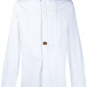 メンズ Dolce & Gabbana エンブロイダリーシャツ ホワイト