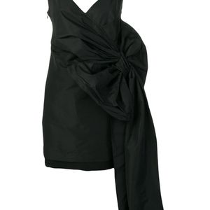 N°21 オーバーサイズ リボン ドレス ブラック