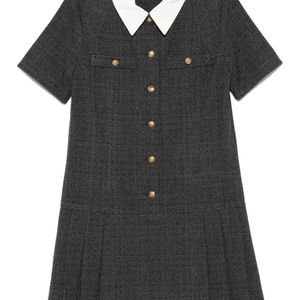 Sandro Black Short Sleeve Dress