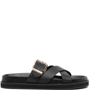 Senso Black Nia I Leather Sandals