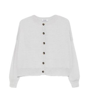 Base London White Buttoned Cardigan