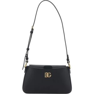 Dolce & Gabbana White Mini Vintage Brass Magnetic Closure Bag