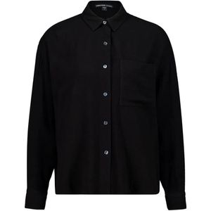 James Perse Black Oversized-Fit Shirt