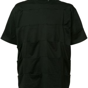 Private Stock T-Shirt mit Ziertaschen in Schwarz für Herren