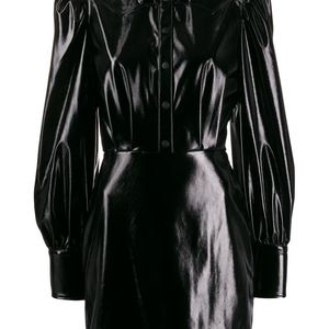MSGM パフスリーブ ドレス ブラック