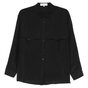 Ba&sh Black Silk Shirt