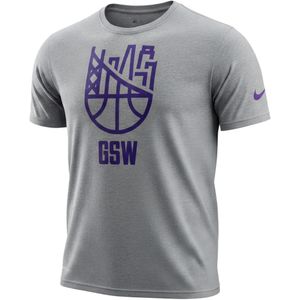 Nike Grey Nba Golden State Warriors T-Shirt for men