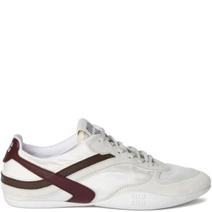 Miu Miu White Gymnasium Sneakers
