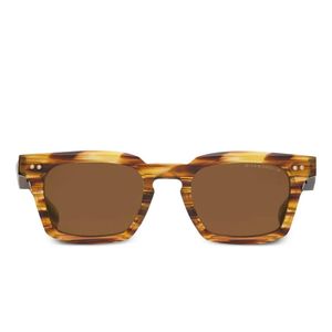 Dita Eyewear Brown Monolix Square-Frame Sunglasses