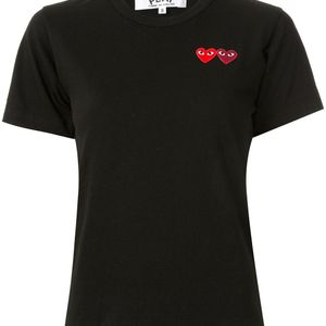 COMME DES GARÇONS PLAY ロゴ Tシャツ ブラック