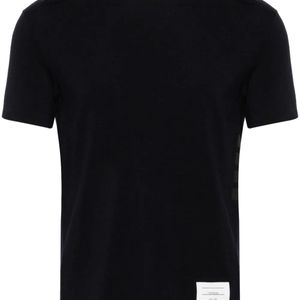 Thom Browne Black Wool T-Shirt for men