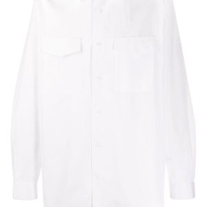メンズ Yohji Yamamoto ファイブポケット シャツ ホワイト