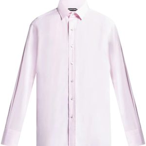 Tom Ford Pink Cotton Poplin Shirt for men