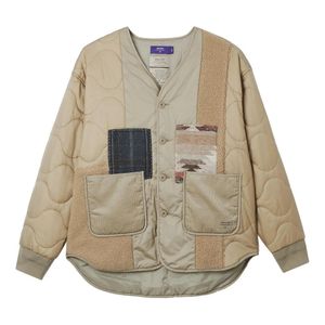 Plumífero con diseño patchwork AFTERMATHS de hombre de color Neutro