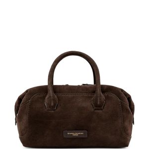 Gianni Chiarini Brown Suede Tote Bag