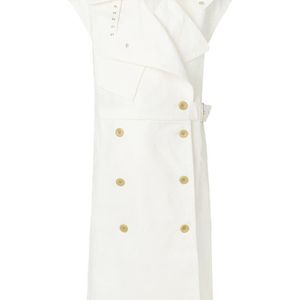 3.1 Phillip Lim White Utility Belted Trench Vest