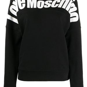 Love Moschino ロゴ スウェットシャツ ブラック