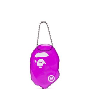 Porte-monnaie à imprimé graphique A Bathing Ape pour homme en coloris Violet