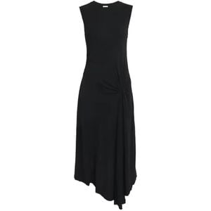 Joseph Black Cheikh Sleeveless Midi Dress