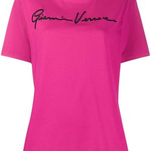 Versace ロゴ Tシャツ ピンク