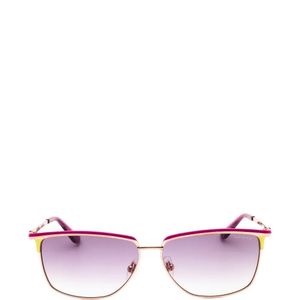 Guess Pink Rectangular-Frame Sunglasses