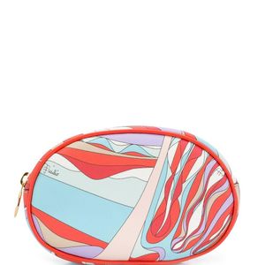 Emilio Pucci プリント コスメポーチ レッド