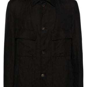 Forme D'expression Black Postman Gabardine Jacket for men