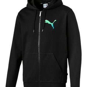 PUMA Black Power Summer Logo-Print Hoodie for men