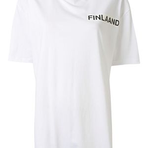 AALTO スローガン Tシャツ ホワイト