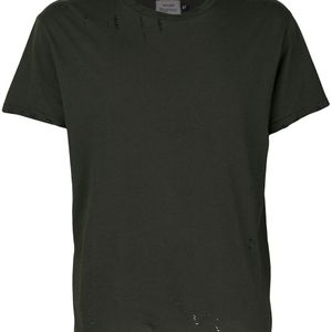 Camiseta con efecto envejecido R13 de hombre de color Negro