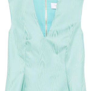 DE SANTIS Blue Patterned Top