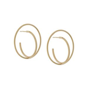 Charlotte Chesnais Metallic Saturn Medium Earrings