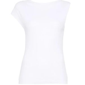Alysi White Round-Neck T-Shirt