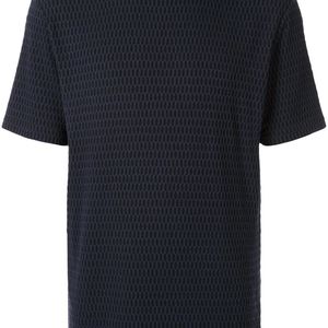 メンズ Giorgio Armani テクスチャード Tシャツ ブルー