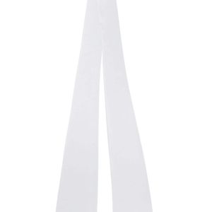 Styland リボン シルクスカーフ ホワイト