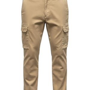 40 Weft Natural Cargo-Pockets Straight-Leg Trousers for men