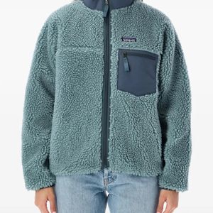 Patagonia Blue Retro-X Long-Sleeve Jacket