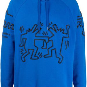 メンズ Etudes Studio Racing Keith Haring パーカー ブルー