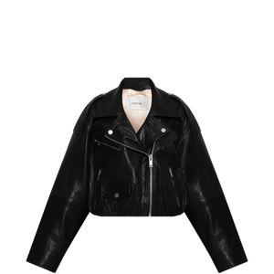 Gestuz Black Diana Leather Jacket