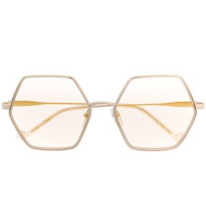 Liu Jo Mettallic Sonnenbrille mit geometrischem Gestell
